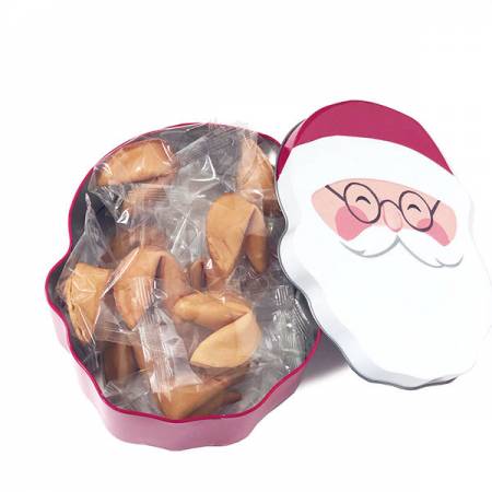 boîte père noël avec 12 fortune cookies